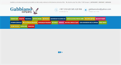 Desktop Screenshot of gabbiano-company.ba